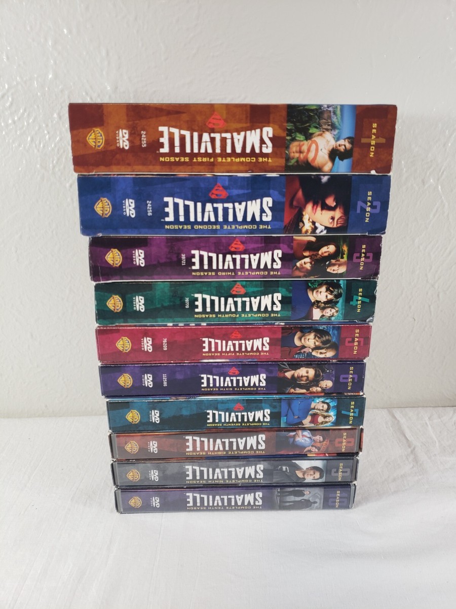 Smallville Complete Series s. 1-10 DVD Original Box Sets