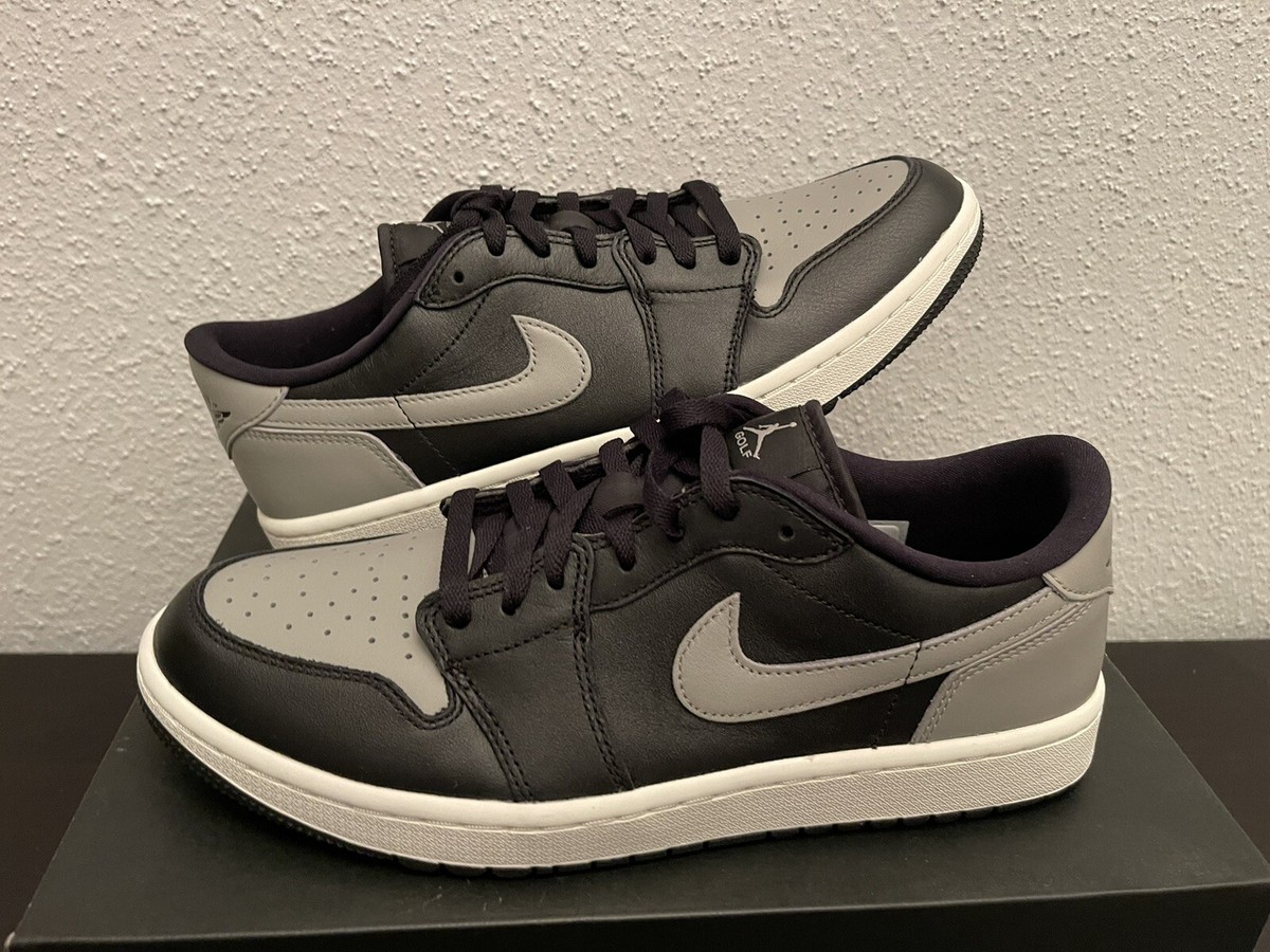 シューズ NIKE - Nike Air Jordan 1 Low Golf Shadow 26.5 New Nike Air Jordan 1 Low G Golf Shadow Black Grey (DD9315
