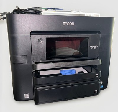 New Open Box WF-4833 Epson Workforce Pro All in One Duplex Scan Copy Fax Printer