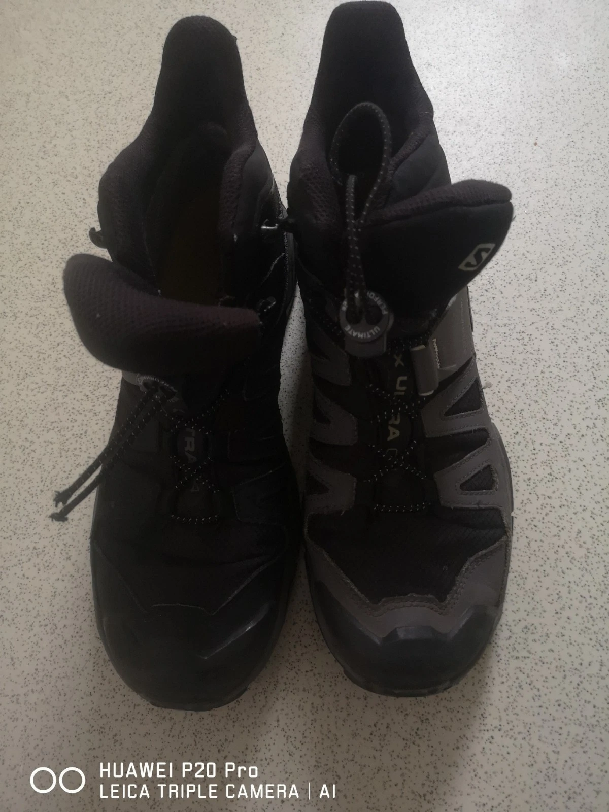 Salomon X Ultra 4 GTX Black/Grey Hiking/Camping Boots. Gore-Text. Size 9UK. Used