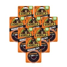 Gorilla Heavy Duty Double Sided Mounting Tape Pack Of 8 30 Pound Capacity