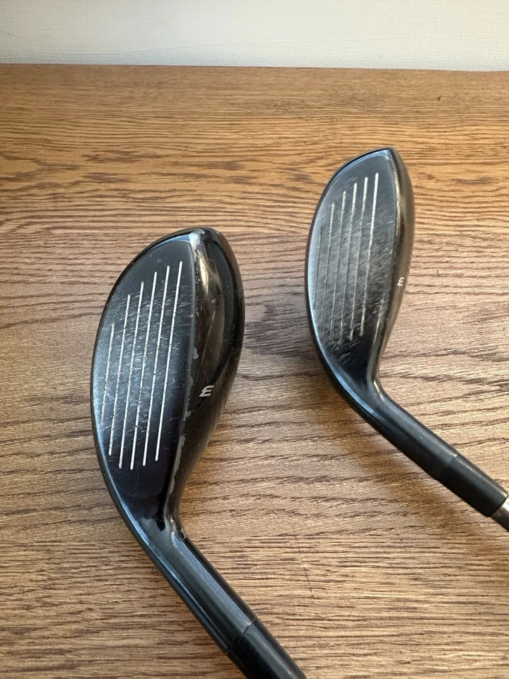 Tour Edge Exotics EX10 3 & 4 Hybrids Regular Flx Shaft 19 & 22 Degree Golf Clubs - Image 4 of 4