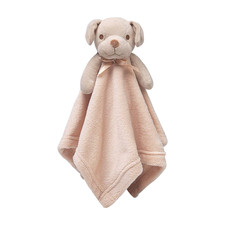 16" Dog Security Blanket Brown Soft Puppy Lovey Snuggle Toy for Boys and Girls