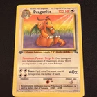 1st Edition Dragonite Rare 19/62 - Fossil - Light Play