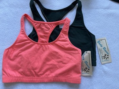 Body Basics Dance Aerobics Vintage Sports Bras (2) Large