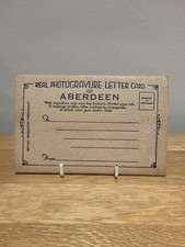 A Vintage, unused "Real Photogravure Letter Card" of Aberdeen