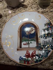 Williams Sonoma ‘Twas The Night Before Christmas Plate 10.5”