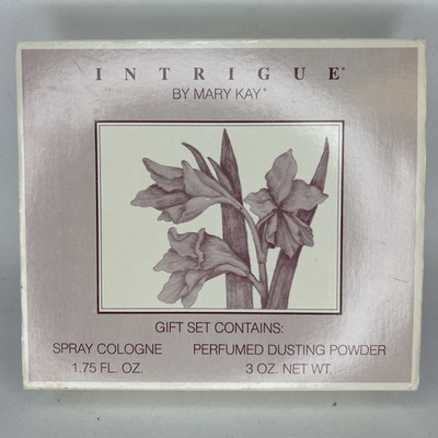 Mary Kay INTRIGUE Cologne Spray Gift Set 1.75oz Fragrance and 3oz Dusting Powder