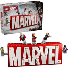 LEGO Super Heroes 76313 MARVEL Logo & Minifig...