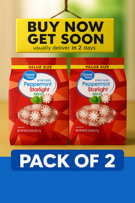 Great Value Peppermint Starlight Mints Hard Candy, 60 oz