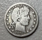 1916 D Barber Quarter - 90% Silver, Lot 380