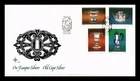 Dr Jim Stamps South Africa FDC 1985 Old Cape Silver 4v Set Monarch Size