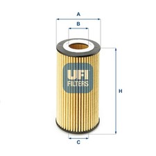 ORIGINAL® Ufi Ölfilter für Volvo XC60 I SUV V40 Schrägheck V60 I V50 V70 III