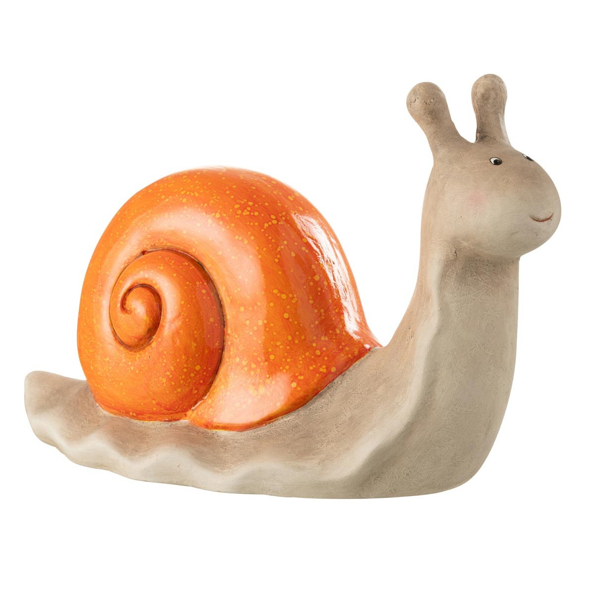 Statuette escargot extérieur Pasquale étanche pour une déco de jardin colorée