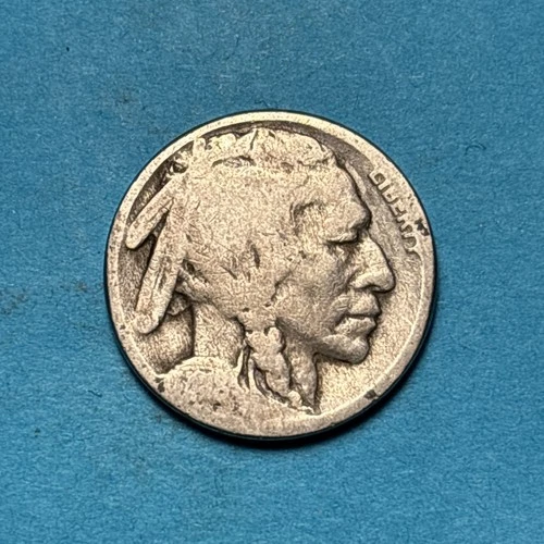 (1) Beautiful Antique 1918-S Buffalo/Indian Head Nickel AG-ALMOST GOOD NICE FILL