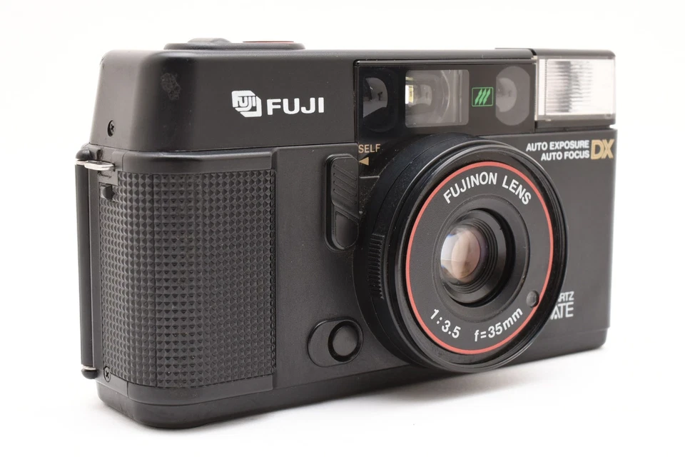 [Casi COMO NUEVA] Cámara fotográfica compacta Fuji Fuji Fujifilm AUTO-8 cuarzo fecha QD JAPÓN #79 Foto 3 de 4