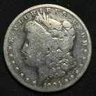 1904-S Silver Morgan Dollar San Francisco Mint Good Condition Cleaned