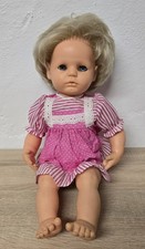 Nette Kunststoff Puppe Schildkröt Peterle Doll 50 cm Schlafaugen Sammler Vintage