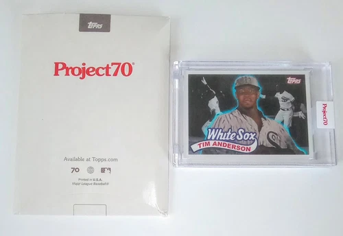 TOPPS PROJECT 70 TIM ANDERSON CHICAGO WHITE SOX BY JONAS NEVER #472