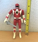 Vintage 1993 Bandai Power Rangers Flip Head Red Ranger Action Figure -Incomplete
