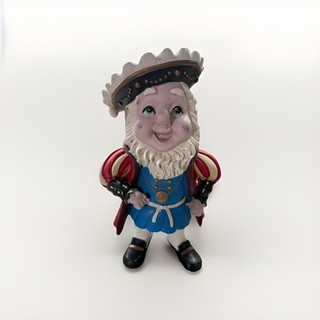 Asda King Henry 8th / Tudor Lord Gnome Home Garden Patio Ornament