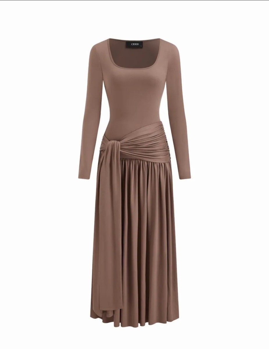 chinese dress ladies Amazon.com: CIDER Wedding Guest Dress Lace Floral Long Sleeve Off Shoulder  High Waist Knotted Maxi Formal Dress Black : Clothing, Shoes & Jewelry