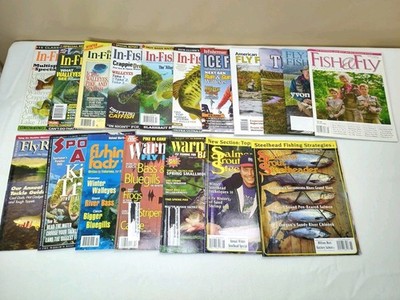 Lot of 18 Fishing Fly Sport Magazines Mixed 1990-2006