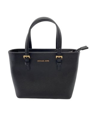 MICHAEL KORS Leather Tote Bag, Black, FP-1908