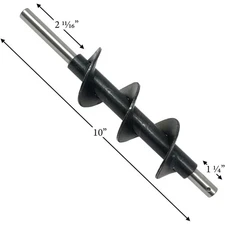 Breckwell Auger Shaft for P22 P23 Pellet Stoves with 1RPM Auger Motor: AUG-22-AM