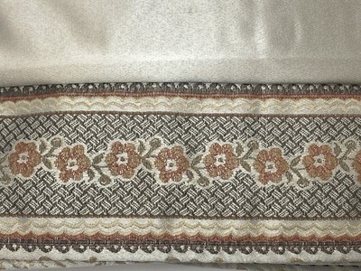 J Queen Bed Skirt/ Dust Ruffle Accent Border Queen 627