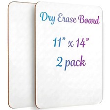 11x14 Double Sided Dry Erase Board Set, Small Whiteboards for Kids