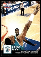 Alonzo Mourning 1993-94 Hoops #HS3 Hornets NBA READ FREE SHIPPING AutographDen