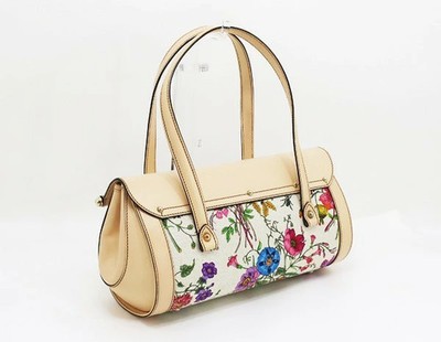 GUCCI Bamboo Flora Flower handbag | eBay