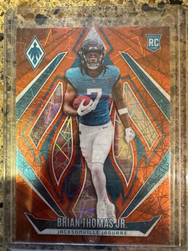2024 Phoenix Brian Thomas Jr. #164 Orange Lazer Jaguars RC Rookie Card