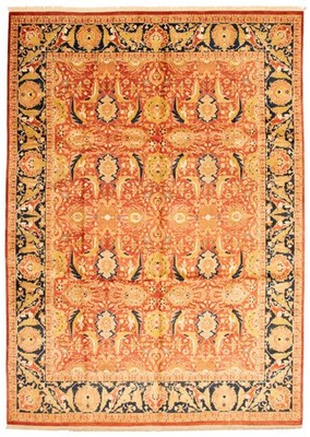 Hand Knotted Area Rug 10'1'' x 14'0'' Traditional Oriental Wool Carpet