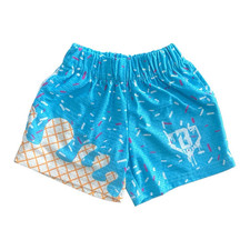 Toddler Ice Cream Baseball-Themed Mesh Shorts 3Y   BL101 Style