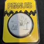 Peanuts Snoopy Charlie Brown Valentine 1 oz Fine Silver Coin In TEP  Peanuts gan