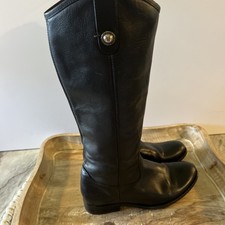 Women  s Frye Melissa 77167 Knee High Pull-On Leather Riding Boots Size 7B