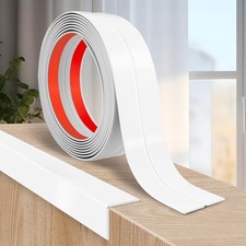 Wall Corner Protector Trim 1.6in x 10ft White