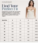 Dominique Paige Seamless Longline Strapless Bra 34B Style 8500 Garders  Straps