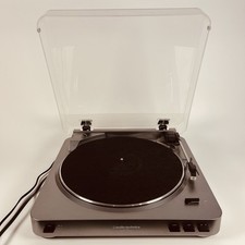 Audio-Technica AT-LP60 Fully Automatic Belt-Drive Turntable Record Player Silver