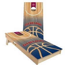 Cleveland Basketball Cornhole Skip's Garage Handcrafted USA All Weather