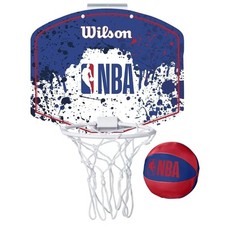  Basketball-Rückwand Unisex, Wilson NBA Team Mini Hoop, Weiß