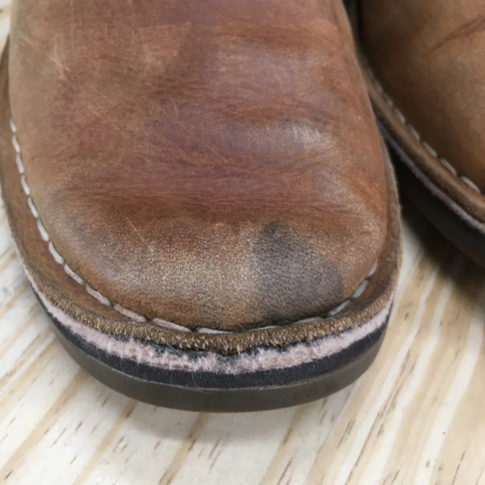 Kenneth Cole 反应靴男式 12 M Desert Sun Chukka 棕色皮革踝上衣 — 第 4/4 张图片