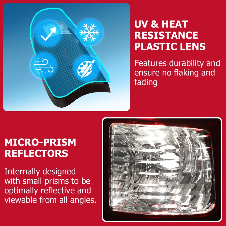 Pair Smoked Tail Lights For Ford F-250 F-350 F-450 F-550 Super Duty 2008-2016 - Image 3 of 4