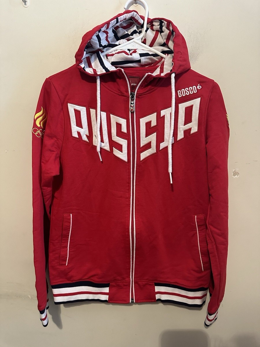 Bosco Sport RUSSIA Olympics Full Zip Track Jacket Women's Bosco Sport RUSSIA Olympics Full Zip Track Jacket Women's