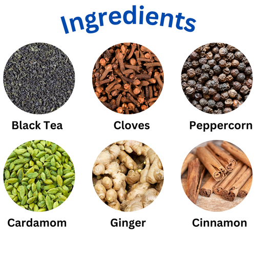 Chai Tea Loose Leaf | Ceylon Pekoe Tea and Spices| Authentic Indian Recipe - Picture 2 of 4