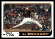 2023 Topps Heritage #258 Cole Waites San Francisco Giants Rookie