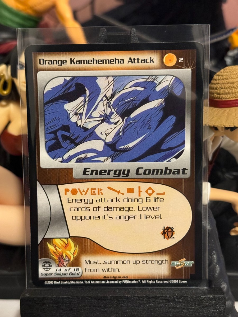 Dragon Ball Z CCG Orange Kamehameha Attack 2 Frieza Saga Unlimited