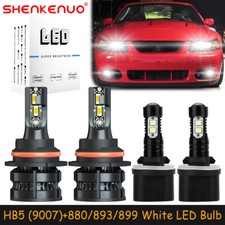 For Ford Mustang 1994-2004 Combo LED Headlights Bulbs High Low Beam Fog Light Z8